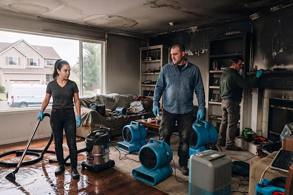 Smoke and Water Damage Restoration Alvin