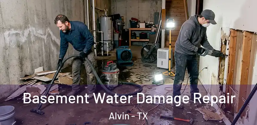  Basement Water Damage Repair Alvin - TX