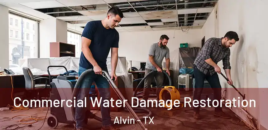  Commercial Water Damage Restoration Alvin - TX