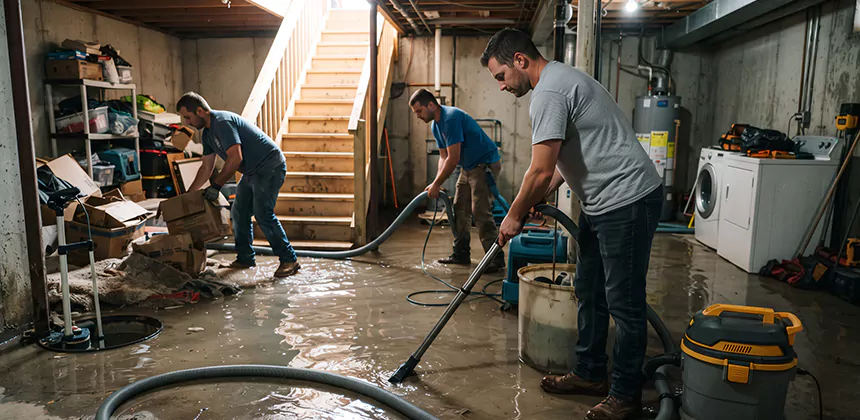Emergency Basement Flooding Clean Up Service in Alvin