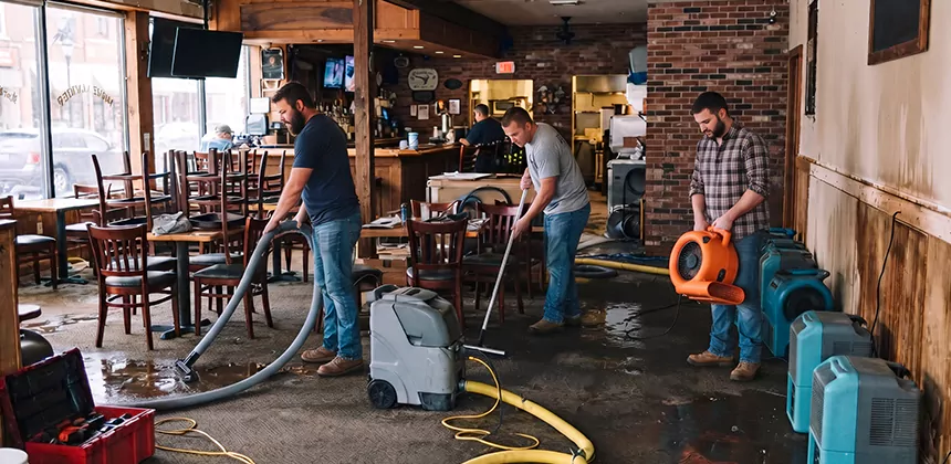 Emergency Commercial Water Damage Restoration in Alvin