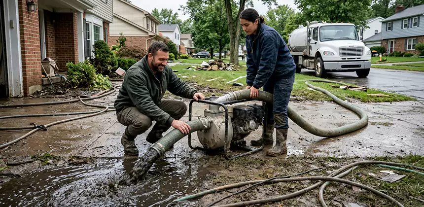 Sewage and Flood Water Removal in Alvin