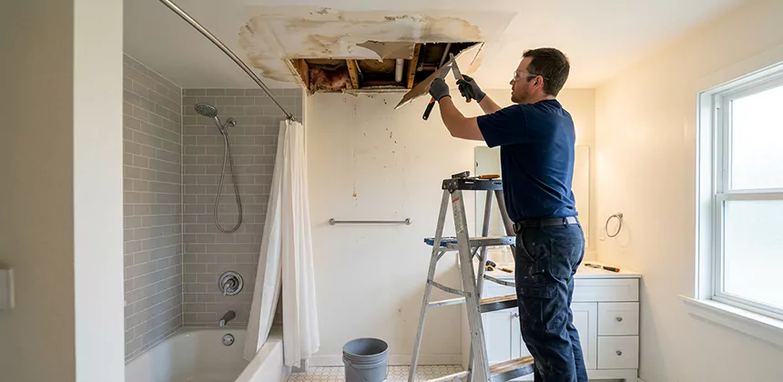 Bathroom Leak Ceiling Repair in Alvin