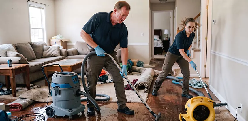 Hidden Leak Clean Up in Alvin