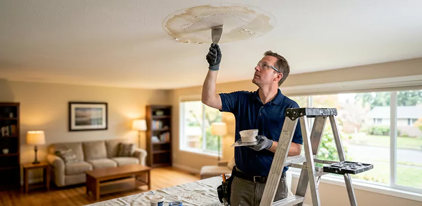 Ceiling Water Stain Repair in Alvin